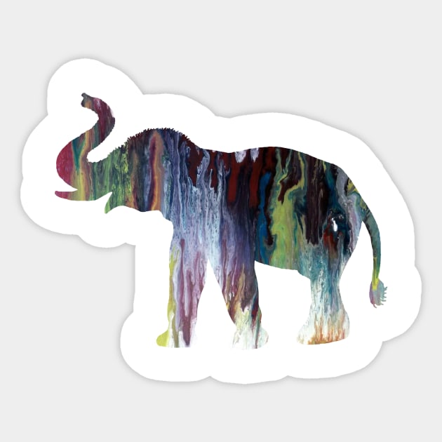 Elephant Sticker by BittenByErmines